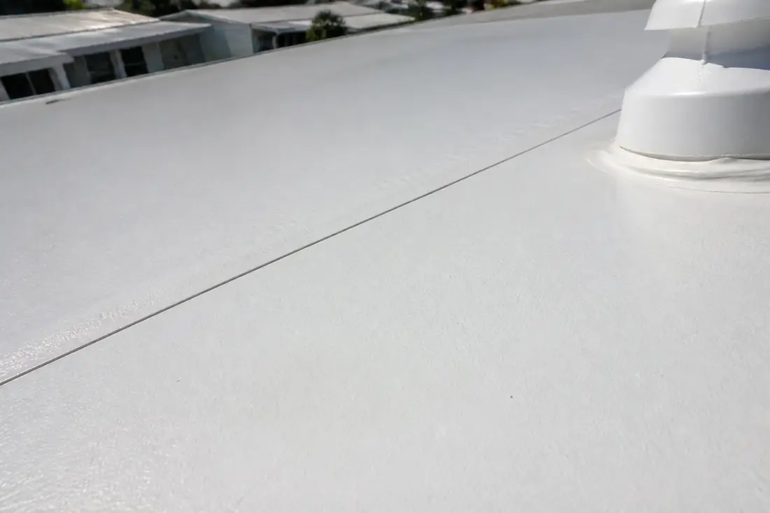 TPO membrane — mobile home roofing