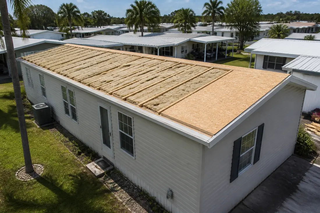 Mobile Home Roof-Over by Lakeland Mobile Home Roofers